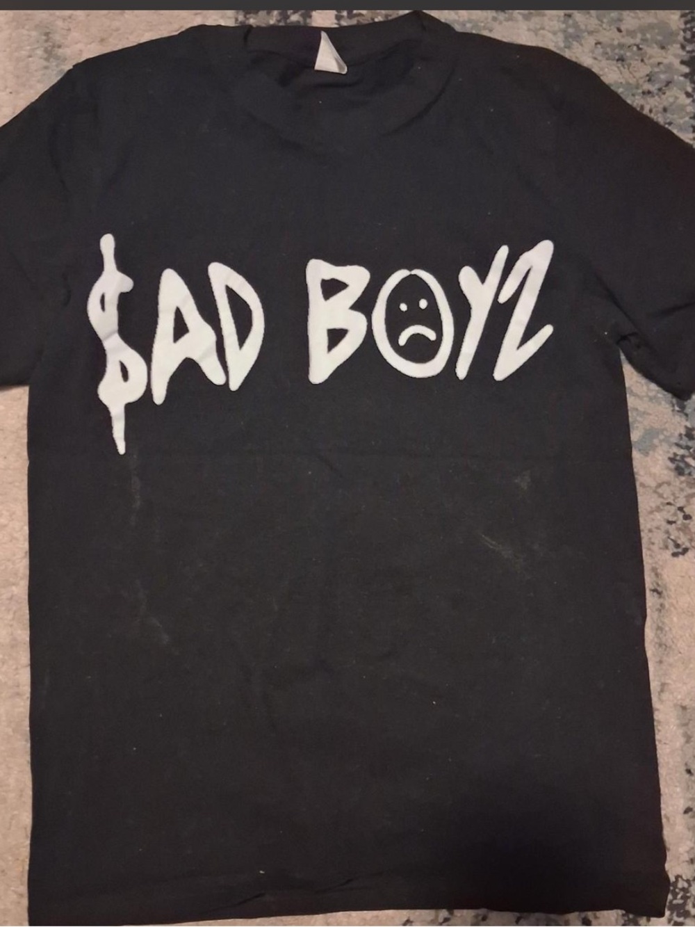 Sad Boyz Black Graphic Short Sleeve Tee